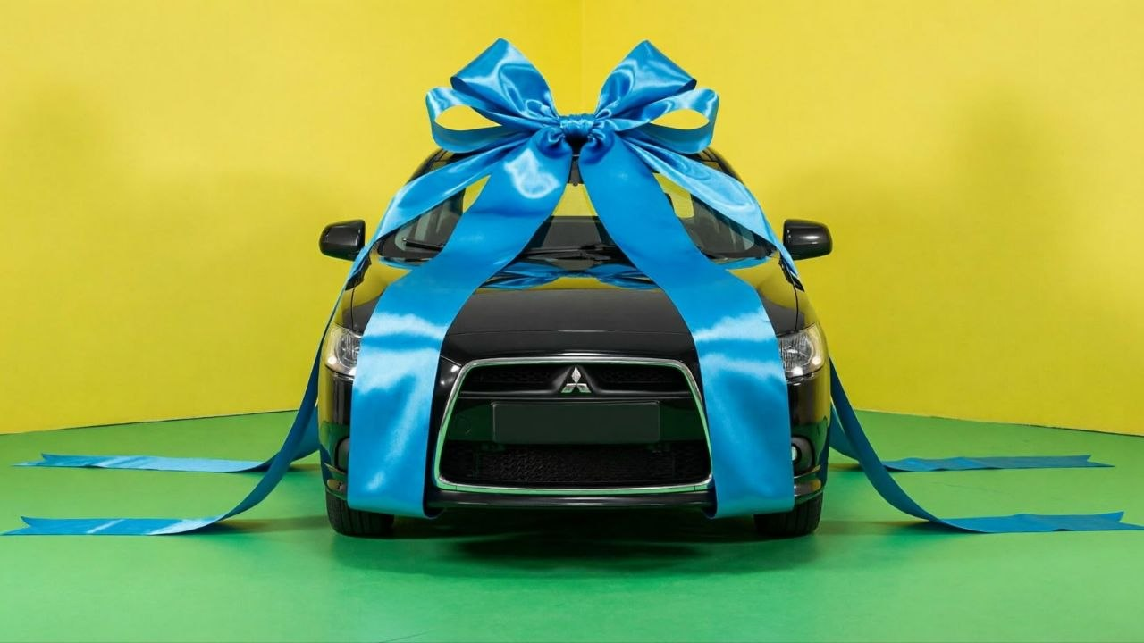 Чёрный Mitsubishi Lancer X — главный приз розыгрыша